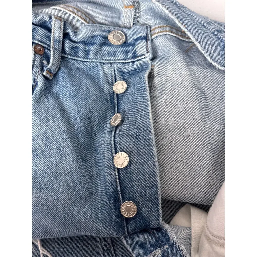 AGOLDE Jeans 28 Womens 90s Mid Rise Loose Fit Distressed Denim